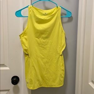 Neon yellow athleta tank top